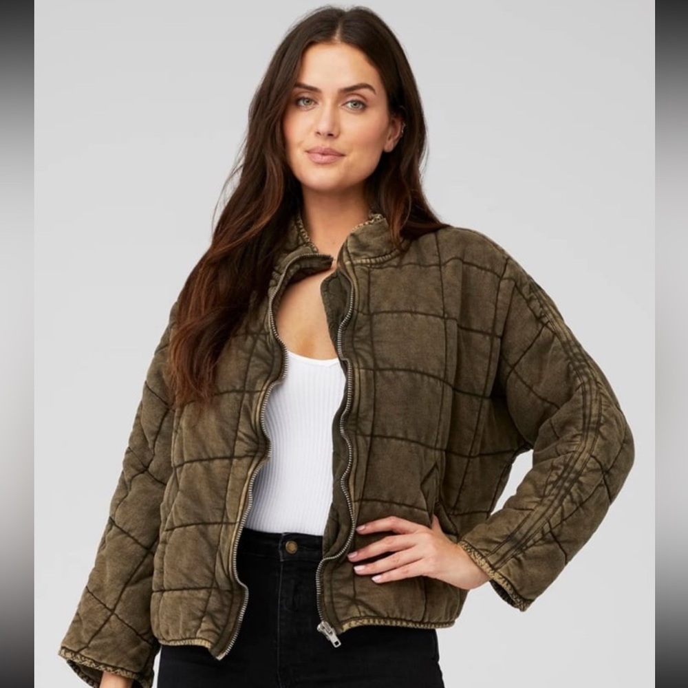 **SOLD** Free people dolman quilted jacket